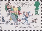 Christmas 1993 35p Stamp (1993) The Prize Turkey