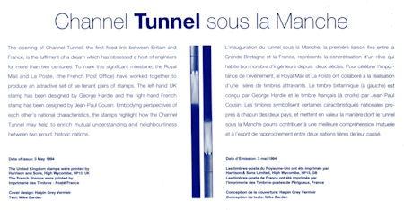 Opening of Channel Tunnel 1994