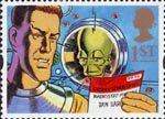 Greetings - Messages 1st Stamp (1994) Dan Dare and the Mekon
