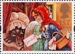 Greetings - Messages 1st Stamp (1994) Red Riding Hood and Wolf