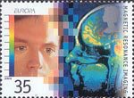 Europa. Medical Discoveries 35p Stamp (1994) Magnetic Resonance Imaging