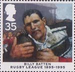Rugby League Centenary 35p Stamp (1995) Billy Batten