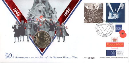 1995 Medal and Coin Covers from Collect GB Stamps