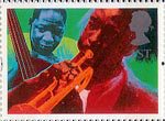 Greetings - Art 1st Stamp (1995) 'Jazz' (Andrew Mockett)