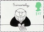 Greetings - Cartoons 1st Stamp (1996) 'Sincerely' (Charles Barsotti)