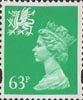 Regional Definitive 63p Stamp (1996) Light Emerald