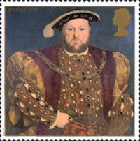 The Great Tudor 26p Stamp (1997) King Henry VIII
