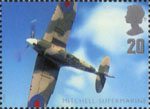 Architects of the Air 20p Stamp (1997) Reginald Mitchell and Supermarine Spitfire MkIIA