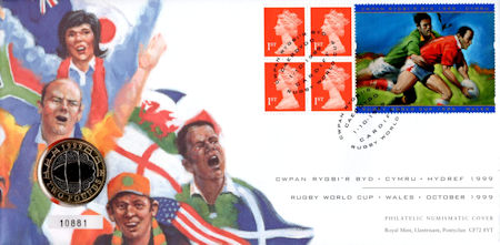 1999 Medal and Coin Covers from Collect GB Stamps