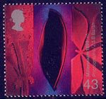 Inventors Tale 43p Stamp (1999) Early Photos of Leaves (Henry Fox-Talbot's photographic experiments)