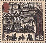 Travellers Tale 43p Stamp (1999) Victorian Railway Station (Growth of public transport)