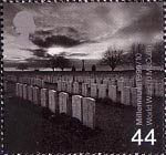 Soldiers Tale 44p Stamp (1999) War Graves Cemetery, The Somme (World Wars)