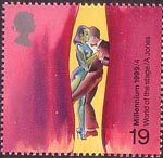 Artists Tale 19p Stamp (1999) World of the Stage (Allen Jones)