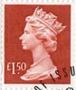High Value Definitive £1.50 Stamp (1999) Red