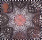 Millennium Projects (11th Series). 'Spirit and Faith' 65p Stamp (2000) Chapter House Ceiling, York Minster (York Milennium Mystery Plays)