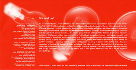 Millennium Projects (2nd Series). 'Fire and Light' (2000)