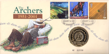 2001 Medal and Coin Covers from Collect GB Stamps
