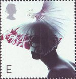 Fabulous Hats E Stamp (2001) Butterfly Hat by Dai Rees