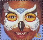 Hopes for the Future 45p Stamp (2001) 'Owl' - Teach Children