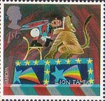 Circus 1st Stamp (2002) Lion Tamer