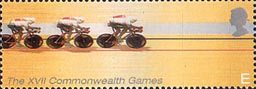 The Friendly Games E Stamp (2002) Cycling