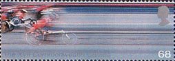 The Friendly Games 68p Stamp (2002) Wheelchair Racing
