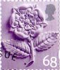 Regional Definitive - England 68p Stamp (2002) Tudor Rose