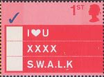 Occasions 2003 1st Stamp (2003) '1LoveU, XXXX, S.W.A.L.K.'