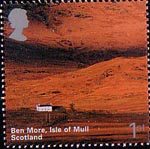 Scotland. A British Journey  1st Stamp (2003) Ben More, Isle of Mull