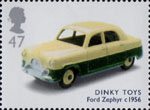 Transports of Delight 47p Stamp (2003) Dinky Toys Ford Zephyr, c. 1956