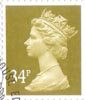Definitive 34p Stamp (2003) Yellow Olive