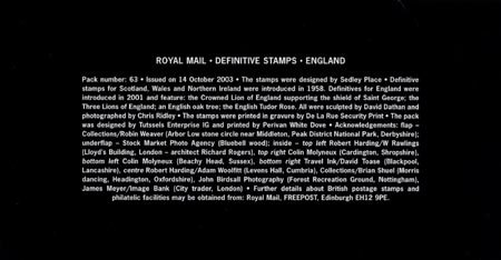 Regional Definitive - England (2003)