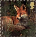 Woodland Animals 1st Stamp (2004) Fox