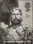 The Crimean War 1st Stamp (2004) Piper Muir, 42nd Regt of Foot, Amphibious Assault on Kerch