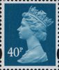 Definitive 40p Stamp (2004) Turquoise Blue
