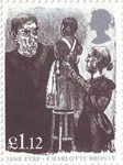 Jane Eyre by Charlotte Bronte £1.12 Stamp (2005) Inspection