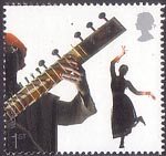Sounds of Britain 1st Stamp (2006) Bollywood and Bhangra