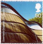 Modern Architecture 50p Stamp (2006) Downland Gridshell, Chichester