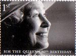 Her Majesty The Queen's 80th Birthday 1st Stamp (2006) 2001
