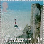 A British Journey - England 1st Stamp (2006) Beachy Head, Sussex Coast, South-East England