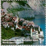 A British Journey - England 1st Stamp (2006) Robin Hoods Bay, Yorkshire Coast, North-East England