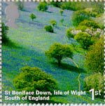 A British Journey - England 1st Stamp (2006) St Boniface Down, Isle of Wight, South of England