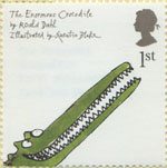 Animal Tales 1st Stamp (2006) Roald Dahl's 'The Enormous Crocodile'