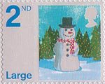 Christmas 2006 2nd Large Stamp (2006) Snowman