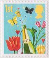 Extra Special Moments 1st Stamp (2006) Champagne and Flowers