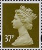 Definitive 37p Stamp (2006) Brown Olive