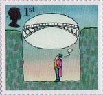 World of Invention 1st Stamp (2007) Bridges