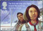 Scouts 69p Stamp (2007) Learning Gliding