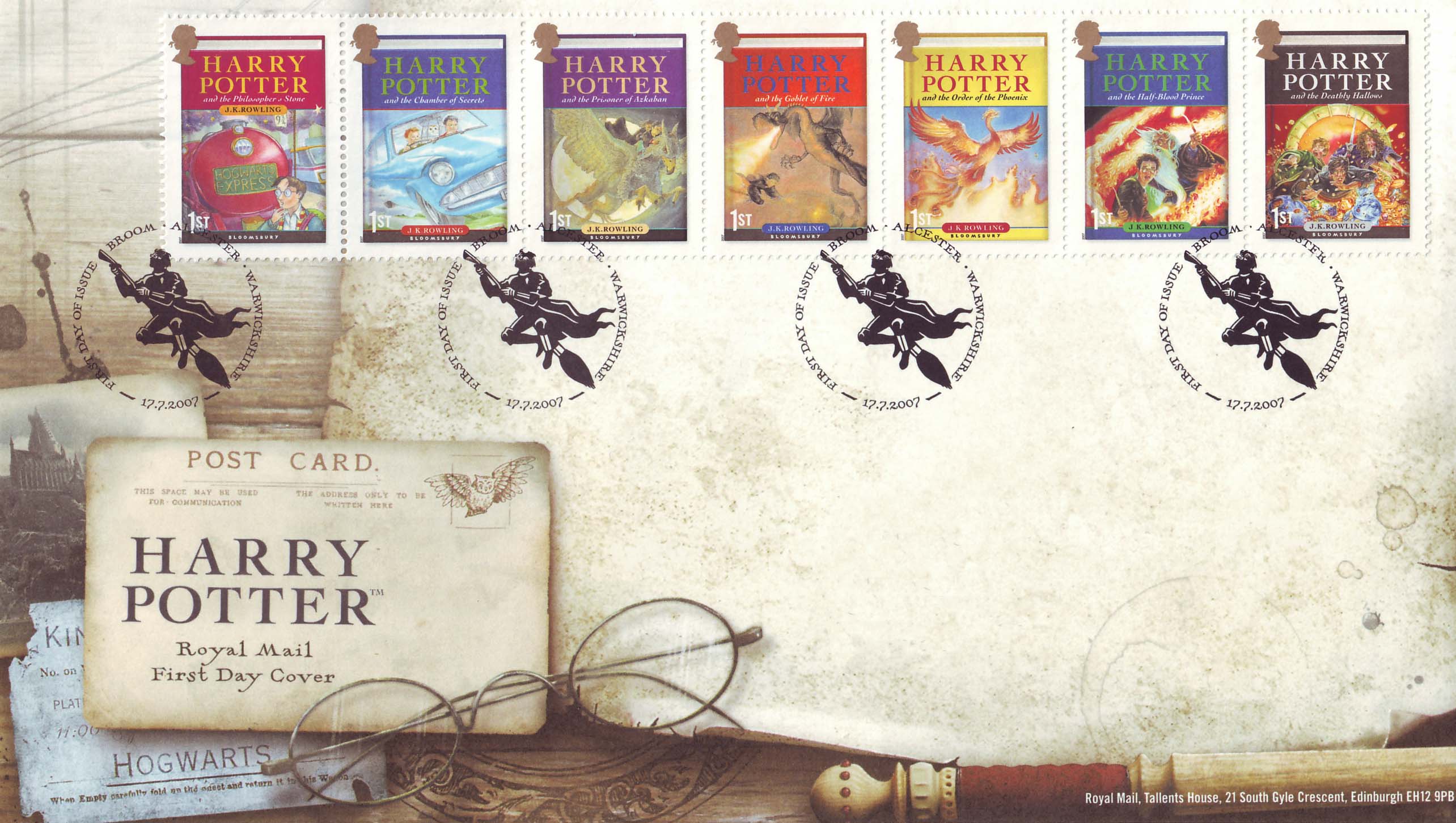 Harry Potter: Royal Mail to Release Harry Potter Commemorative Stamps 