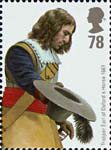British Army Uniforms 78p Stamp (2007) Trooper from Earl of Oxfords's Horse, King Charles II